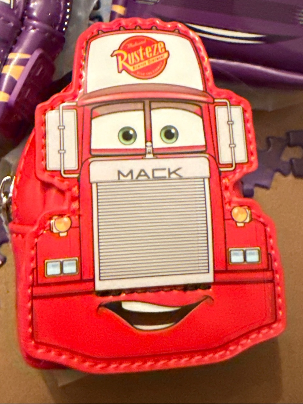 Cars Character Mini Backpacks Set - Purple & Red